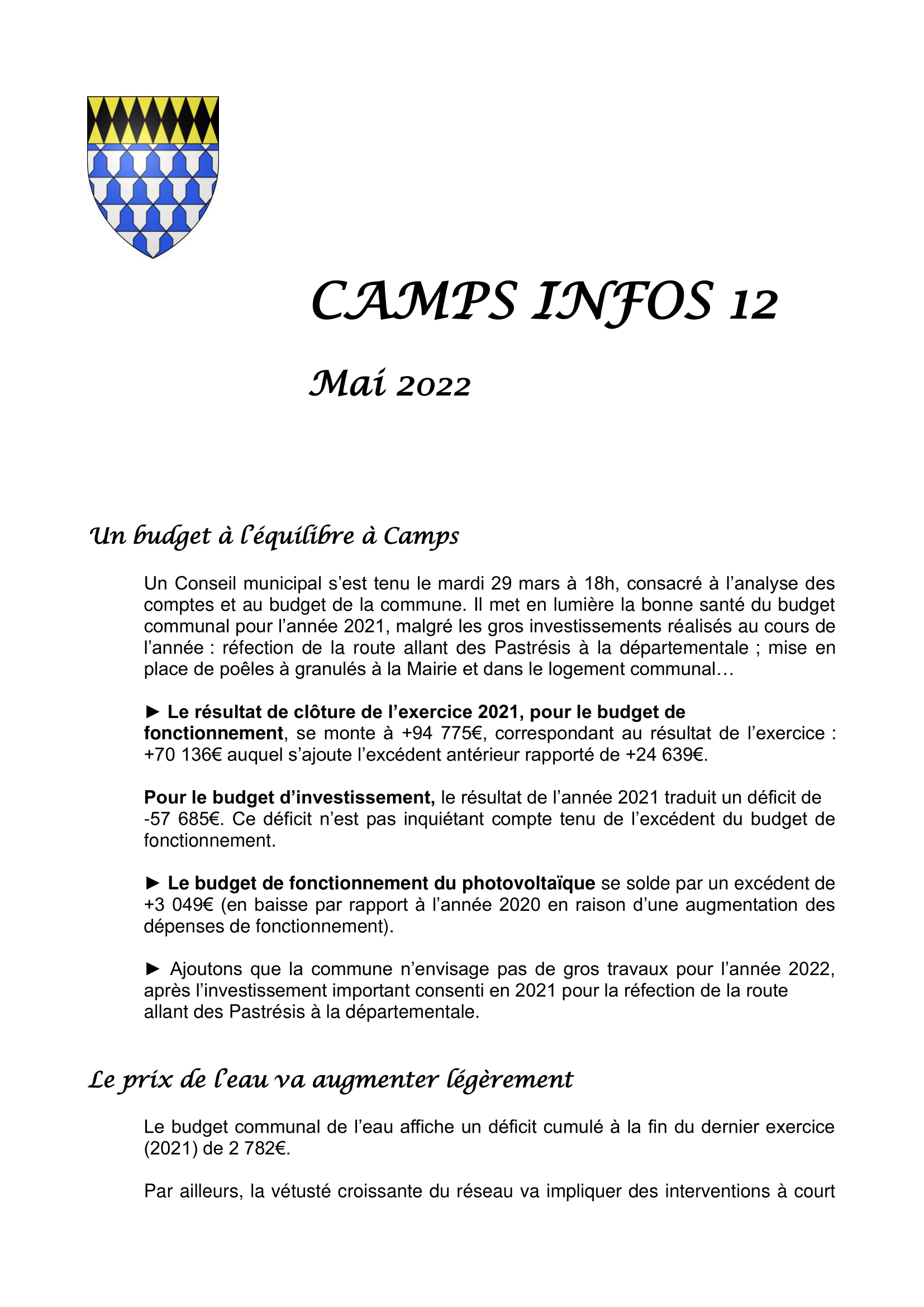 camps info 12