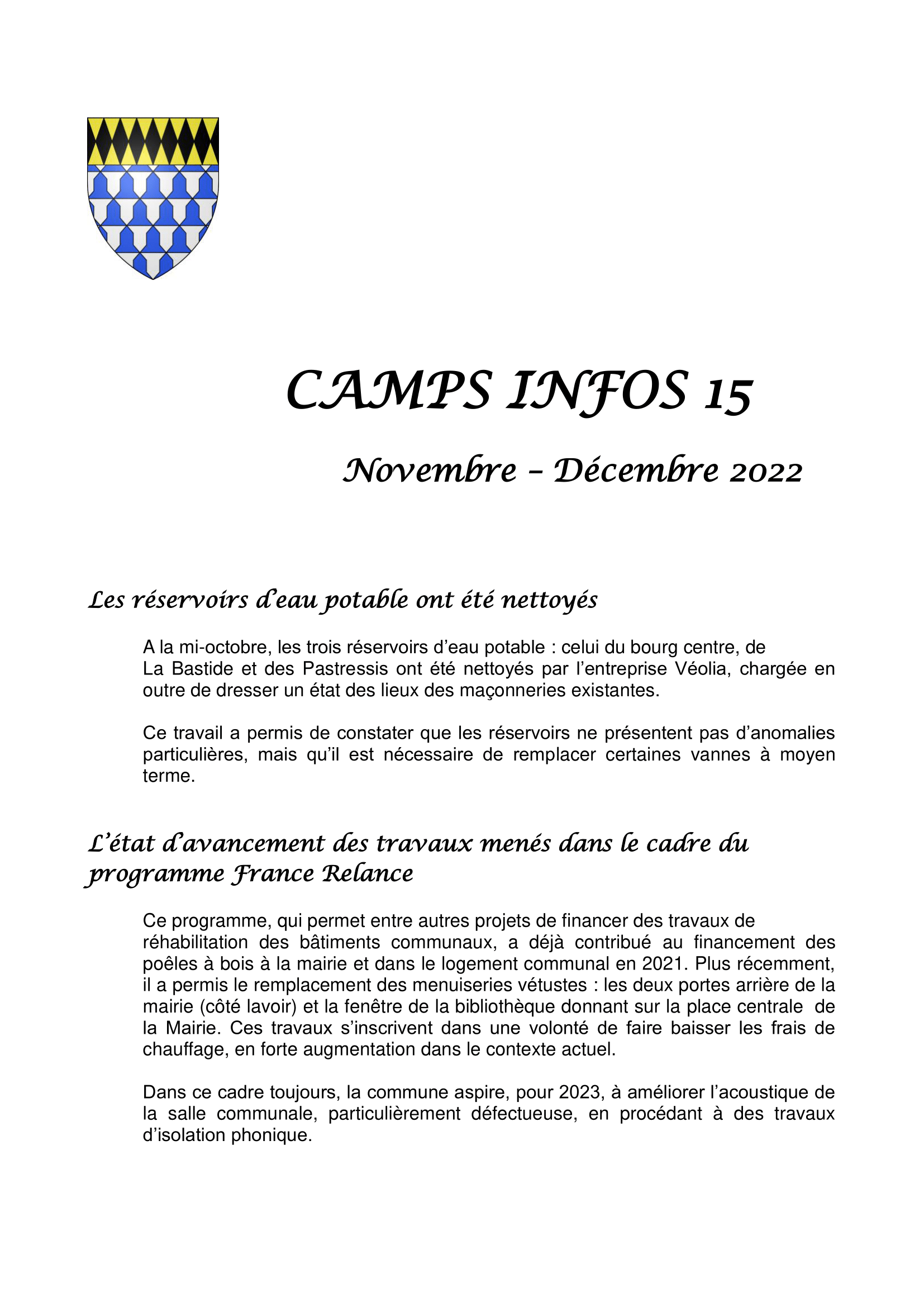 camps info 15